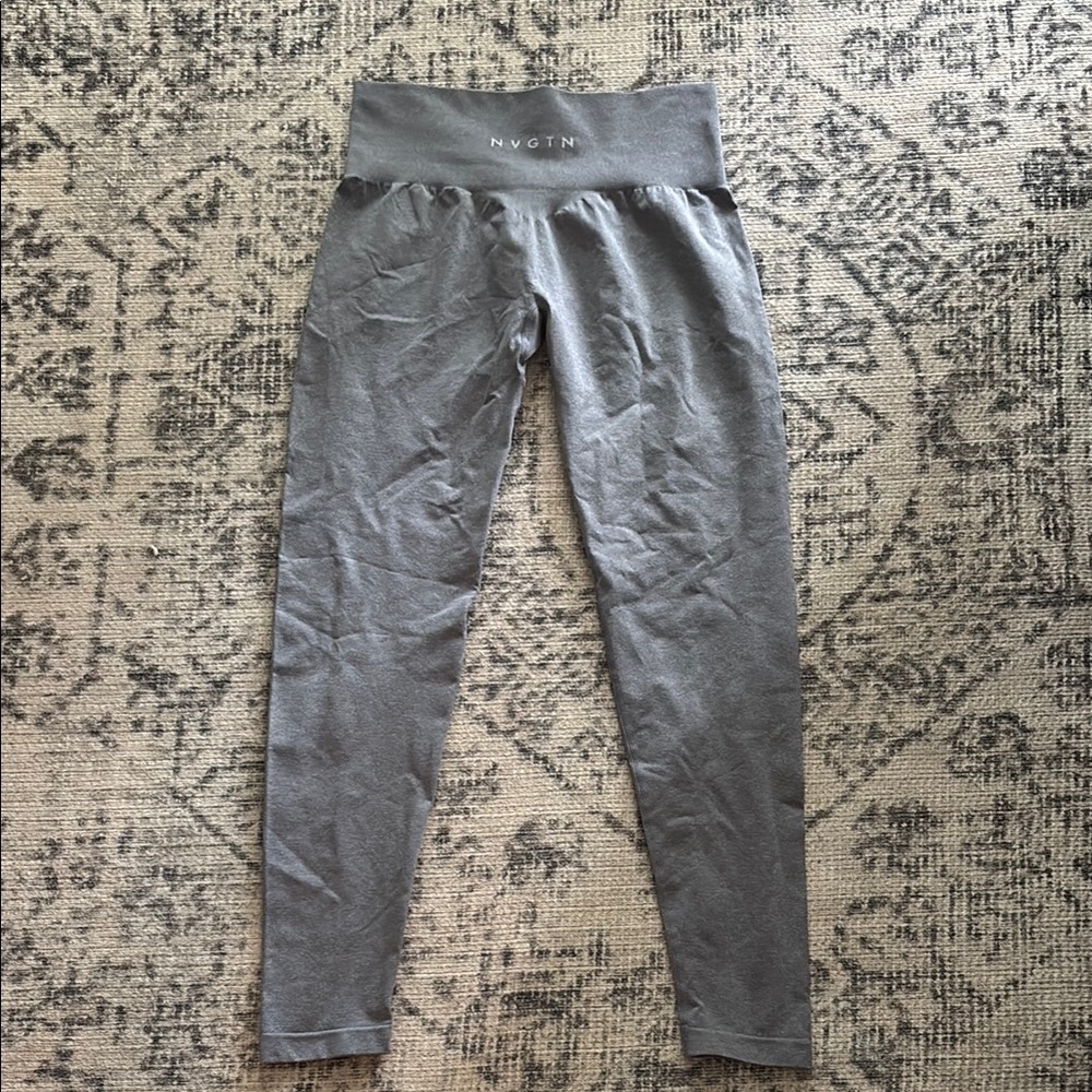 NVGTN Gray Leggings Soft Athletic Bottoms